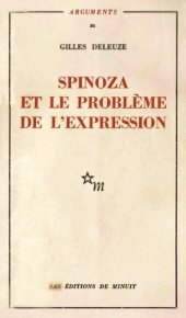 book Spinoza et le probleme de l’expression