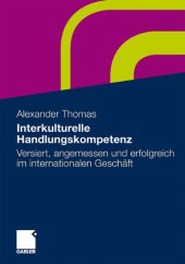 book Interkulturelle Handlungskompetenz: Versiert, angemessen und erfolgreich im internationalen Geschäft  