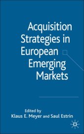 book Acquisition Strategies in European Emerging Markets  