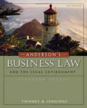 book Anderson's Business Law and the Legal Environment, Standard Volume  