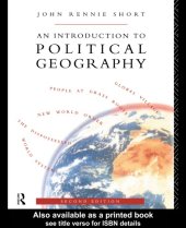 book An Introduction to Political Geography  