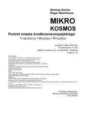 book Mikrokosmos: portret miasta środkowoeuropejskiego : Vratislavia - Breslau - Wrocław  