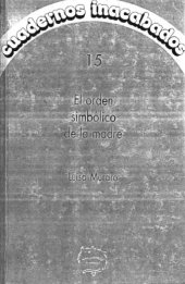 book El orden simbólico de la madre  