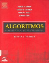 book ALGORITMOS - TEORIA E PRATICA: TRADUÇÃO DA 2a EDIÇÃO AMERICANA  