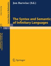 book The Syntax and Semantics of Infinitary Languages