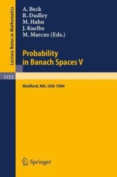 book Probability in Banach Spaces V