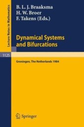 book Dynamical systems and bifurcations. Proc. Groningen 1984