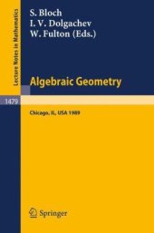 book Algebraic Geometry Proc. conf. Chicago, 1989