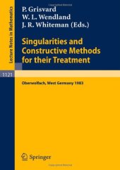 book Singularities and Constructive Methods for Their Treatment