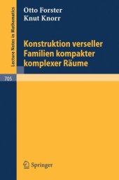 book Konstruktion verseller Familien kompakter komplexer Raume