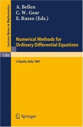 book Numerical Methods for Ordinary Differential Equations