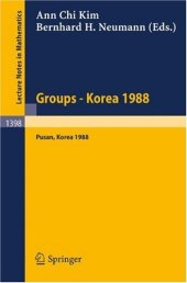 book Groups. Korea 1988