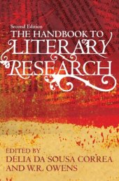 book The handbook to literary research  