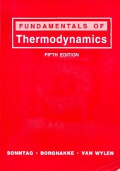 book Fundamentals of Thermodynamics, Fifth edition  