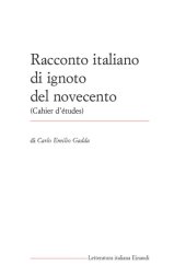 book Racconto italiano di ignoto del novecento  