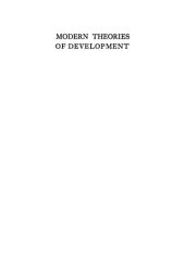 book Modern theories of development: an introduction to theoretical biology  