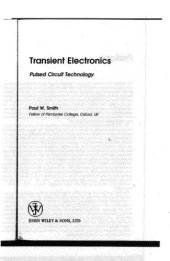 book Transient Electronics: Pulsed Circuit Technology  