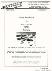 book Pilot's Handbook for Navy Model JRM-1 Airplane  