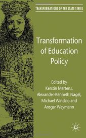 book Transformation of Education Policy (Transformations of the State)  