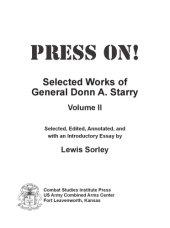 book Press On! Selected Works of General Donn A. Starry-Volume II  