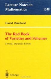 book The Red Book of Varieties and Schemes