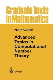 book Advanced Topics in Computational Number Theory