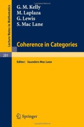 book Coherence in Categories