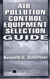 book Air pollution control equipment selection guide  