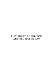 book Dictionary of Subjects and Symbols in Art  