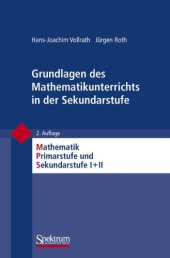 book Grundlagen des Mathematikunterrichts in der Sekundarstufe  