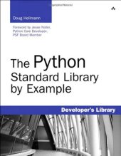 book The Python Standard Library by Example (Developer's Library)  