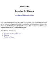 book Das Paradies der Damen (Bd. 11)  