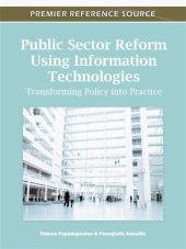 book Public Sector Reform Using Information Technologies: Transforming Policy into Practice  