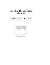 book Essential Demographic Methods  