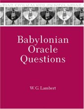 book Babylonian Oracle Questions  