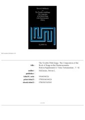 book The trouble with Kings: the composition of the book of Kings in the Deuteronomistic history (Supplements to Vetus testamentum 42)  