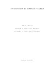 book Introduction to Sumerian Grammar