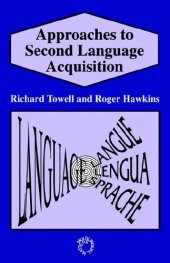 book Approaches to Second Language Acquisition  