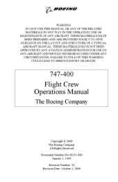 book Boeing 747-400 Flight Crew Operations Manual  