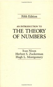 book An Introduction to the Theory of Numbers  