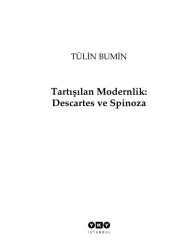 book Tartışılan modernlik: Descartes ve Spinoza  