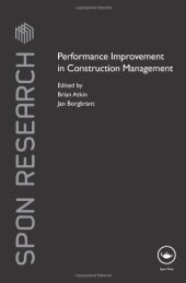 book Performance Improvement in Construction Management (Spon Research)  