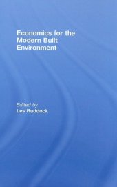 book Economics for the Modern Built Environment  