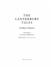 book The Canterbury Tales: A Retelling by Peter Ackroyd (Deluxe Edition)  