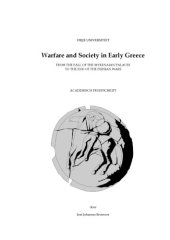 book Warfare and Society in Early Greece (Ph.D. dissertation)  