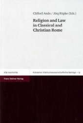 book Religion and Law in Classical and Christian Rome