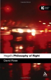 book Hegel's 'Philosophy of Right': A Reader's Guide  