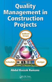 book Quality Management in Construction Projects  