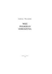 book Wieś polskiego Odrodzenia  