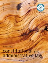 book Constitutional and Administrative Law, 5th Edition (Foundation Studies in Law Series)  